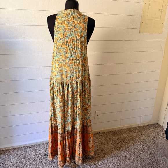 Spell and the Gypsy Collective Gold Delirium Dress Medium - Picture 7 of 9